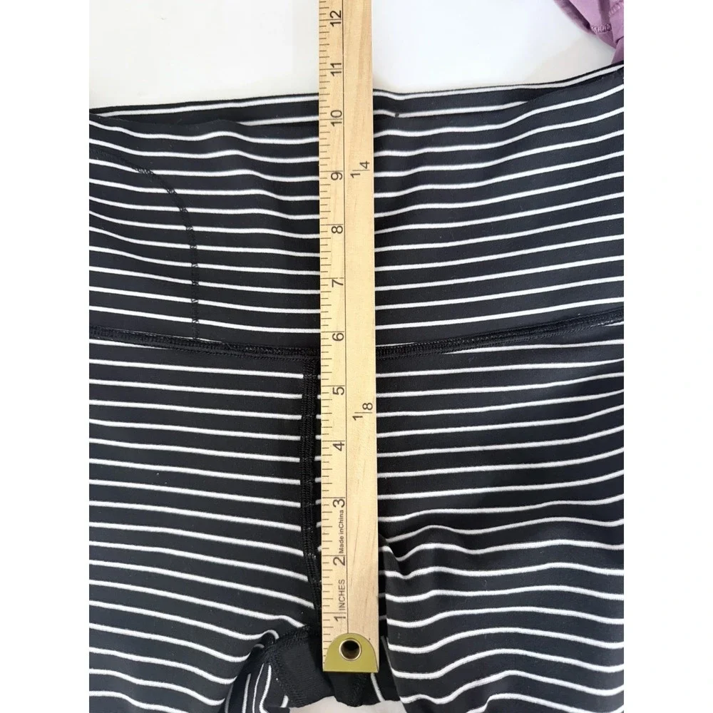 Lululemon Wunder Under Leggings Size 8 Wee Stripe Yoga‎ Athleasure